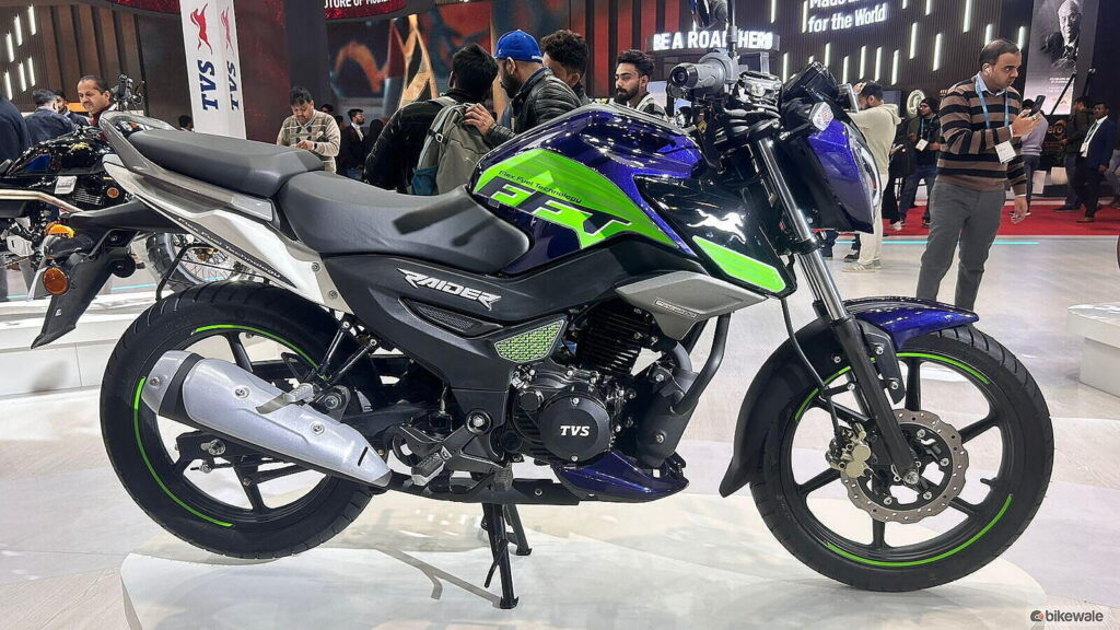 TVS Raider 125 Flex Fuel Price In India & Launch Date2024